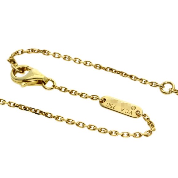 Van Cleef & Arpels Alhambra Necklace, 18K Yellow Gold, Women's - Picture 3 of 7